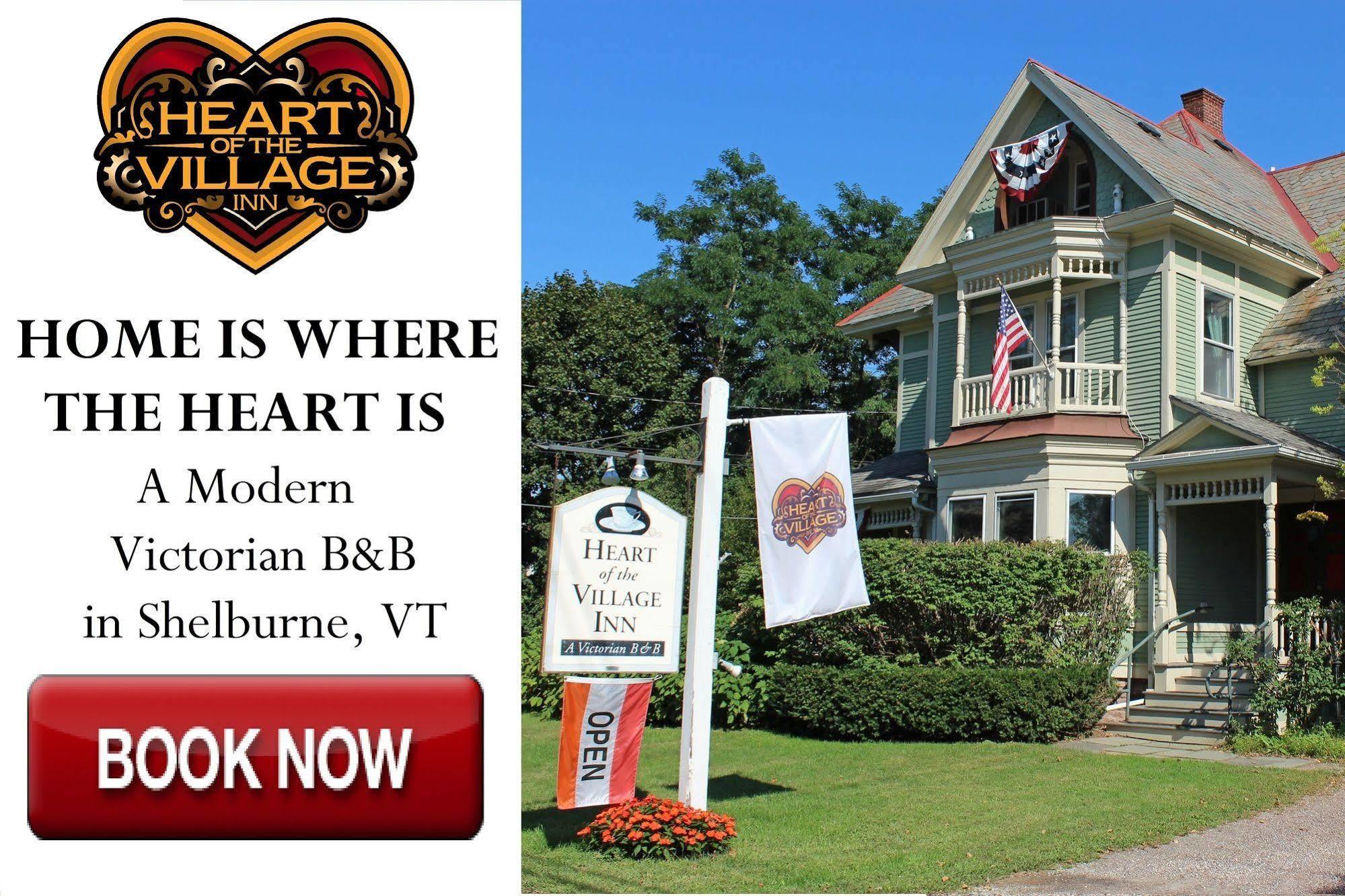 Heart Of The Village Bed & Breakfast In Shelburne Vt Exterior foto